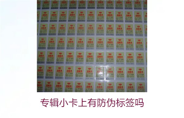 專(zhuān)輯小卡上有防偽標(biāo)簽嗎？了解專(zhuān)輯小卡防偽標(biāo)簽的作用與辨別方法(圖2)